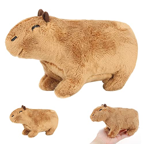 BGTLJKD Capybara Peluche, Capibara Peluche, Juguete de Peluche Capybara de Animales de Simulación, Lindo Muñecos de Peluche de Carpincho Regalo de Cumpleaños para Niños y Amigos