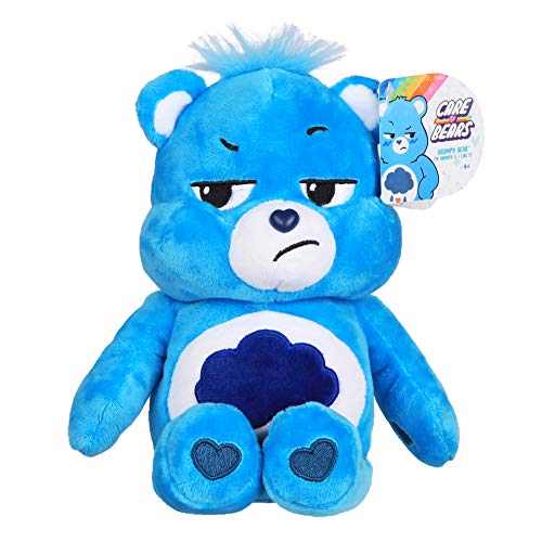 Care Bears 22043 Bean Plush Grumpy Bear,Cuddly Toys for Children,Cute Teddies Suitable for Girls and Boys Aged 4 Years +,Red,9 Inch