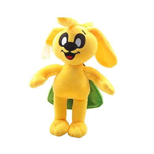 HIKOOO Juguete de peluche Mikecrack de 25cm, muñeco de peluche de perro amarillo de dibujos animados, lindo personaje de juego, juguetes de animales for niños, juguetes de regalo for jugadores de cump