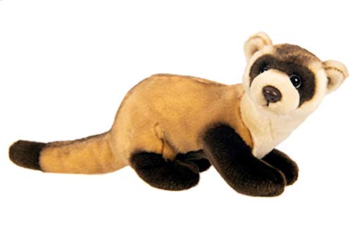 Uni-Toys - Hurones - 40 cm (Longitud) - Mascota - Peluche de Peluche, marrón, Beige, HW-79039