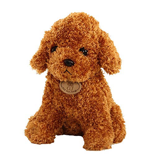 Uposao Realista Teddy Dog Teddy Dog Toys Juguete de peluche para niños Muñeca de peluche Juguete de simulación de perro Juguetes de peluche Almohada para cachorros Regalos para niños niñas bebés